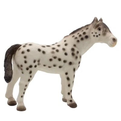 Bild av Bullyland 62621 Spelfigur, nibstrupper hingst, ca 13 cm stor, kärleksfullt handmålad figur, PVC fri, bra present till pojkar och flickor för fantasifullt spel