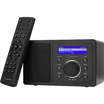 Bild av Internet bordsradio Renkforce RF IR MONO1 DLNA kompatibel Svart