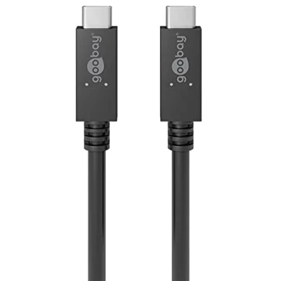 Bild av Goobay USB C 3.2 kabel 100W PD bedste Kabel, Längd 1 meter