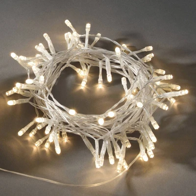 Bild av Konstsmide Christmas Lång LED ljusslinga med ljussensor IP44 utomhus