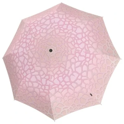 Bild av Knirps T.200 Medium Duomatic Heal UV Protection paraply automatiskt paraply, Klar sten
