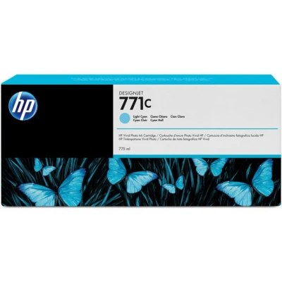 Bild av HP 771C / B6Y12A Light Cyan ink Bläckpatron Ljus