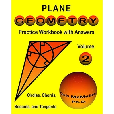 Bild av Plane Geometry Practice Workbook with Answers: Circles, Chords, Secants, and Tangents: 2