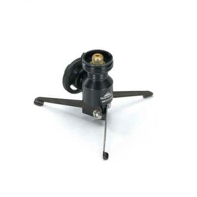 Bild av CAMPINGMOON Camping butanbehållare adapter stativ typ konvertera till EN417 Lindalventil svart BKZ23 CB