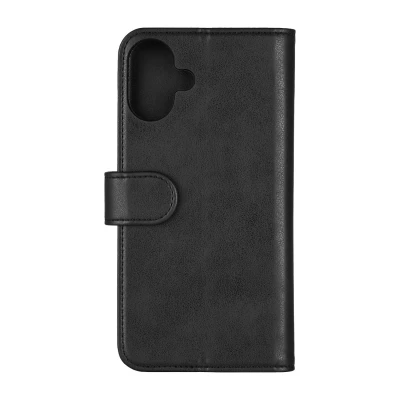 Bild av Essentials iPhone 16 Plus PU wallet, recycled, 3 cards Black