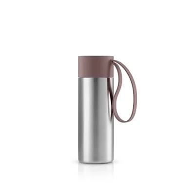 Bild av Eva Solo To Go Cup 0,35 L Vintage brun Dubbelväggig termokopp med vakuumisolering Snygg dansk design praktisk enkel grepprem och klicklock