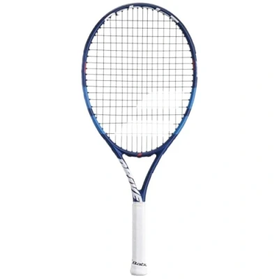 Bild av Babolat, Tennisracket modell kör junior, TU, blå, lätt, grepp designad för små händer, repplan 16 x 19 öppen 17, i grafit och aluminium, idealisk barn 125135 cm