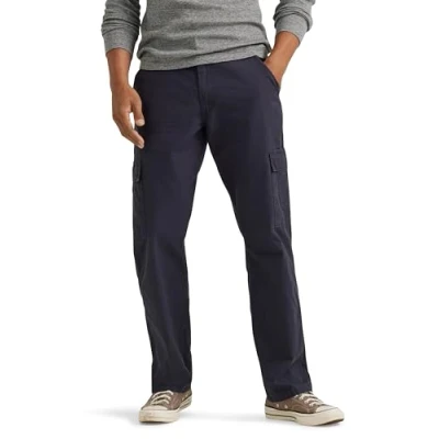 Bild av Wrangler Authentics Pantauthentics för män, Marinblå Ripstop, 38W x 34L