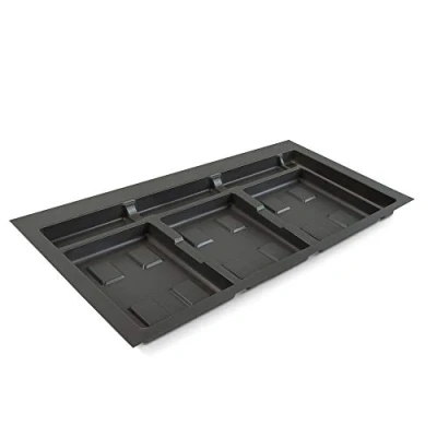 Bild av Emuca, avfallssortering utskuren bas BASE 90 cm (836 x 482) Grå