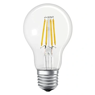 Bild av LEDVANCE smart LED lampa med Bluetooth Mesh teknik, även kontrollerbar Alexa och Google Assistant, ersätter konventionella 60W lampor, varmvitt (2700K), dimbar, 2 pack