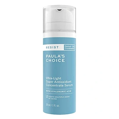 Bild av Paula&#039;s Choice RESIST Anti Aging Lättviktigt antioxidant serum minskar porer och fläckar från för akne hud med niacinamid hyaluronsyra blandad till fet 30 ml
