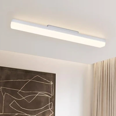 Bild av CBJKTX taklampa, LED kök 24 W dagsljus, tak, 60 cm, kök, lång, 4 000 K, vit, källarlampa, neutral halllampa, inomhus, dagslju för hall, garage, källare, kontor, sovrum