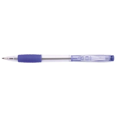 Bild av OFFICER PRODUCTS kulspetspenna tryckkulspetspenna Classic/färg: Blå/‎50 stycken (1 pack)/linjetjocklek: 0,5 mm kuldiameter: 0,7 mm/Soft Feel Grip, 17015611 01