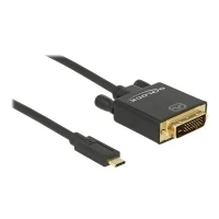 Bild av Delock Extern videoadapter Parade PS171 USB C DVI svart detaljhandel