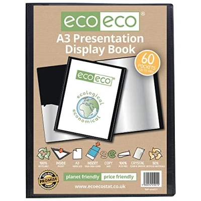 Bild av eco eco021 Fickpresentation display bok, 60 Pockets, Flerfärgad