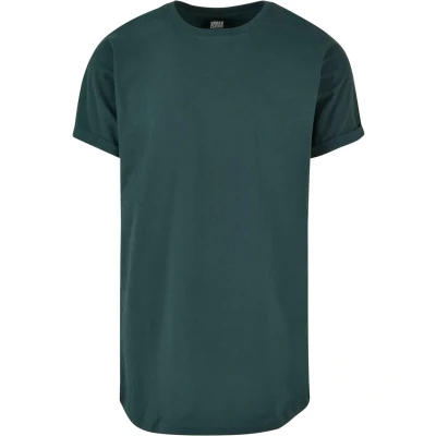Bild av Urban Classics LONG Shaped Turnup Tshirt bas, Storlek: Small, Bottlegreen