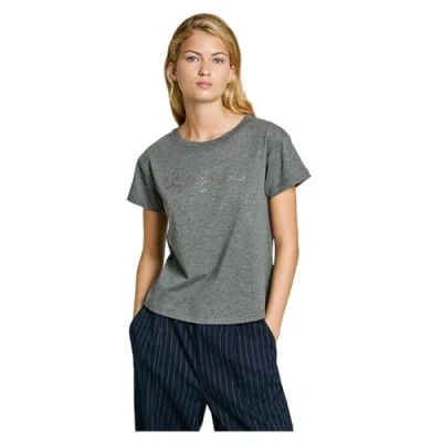 Bild av Pepe Jeans GAIA Tshirt med print, Storlek: XS, Dark grey marl