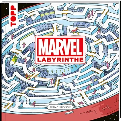 Bild av Marvel Labyrinthe: Finde deinen Weg durch Das größte Comic Universum. offizielle Rätselbuch zu den Superhelden mit mehr als 30 Missionen