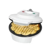 Bild av Clatronic® våffeljärn med stora bakytor ⌀ 18 cm non stick beläggning snabb beredning hjärtform Waffle Maker steglös justerbar garvningsgrad WA 3491 vit