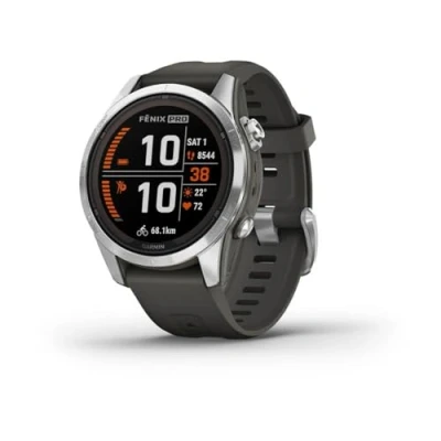 Bild av Garmin fenix 7S Pro Solar, Smartklocka, SS w/Graphite band