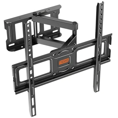 Bild av RICOO TV väggfäste svängbart och lutande(S5144 Universal fäste för 30 55 tum (upp till 50 kg, Max VESA 400x400) LCD OLED böjd skärm