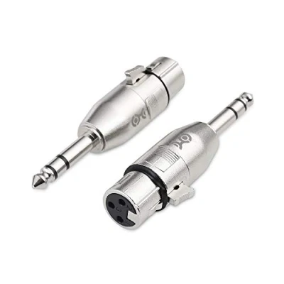 Bild av Cable Matters 2 pack 6,35 mm 1/4 tum TRS till XLR adapter hane hona