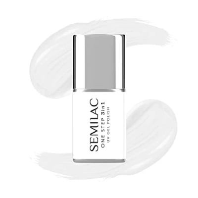Bild av Semilac One Step 3 i 1 UV nagellack S110 The White 7 ml