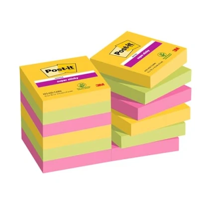 Bild av Post it 7100072724 48 x mm Klisterlappar, Flerfärgade