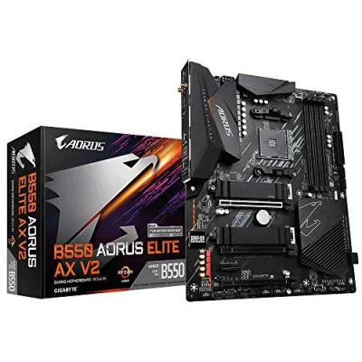 Bild av Gigabyte B550 AORUS ELITE AX V2 (Socket AM4/B550/DDR4/S ATA 600/ATX/WiFi 6)