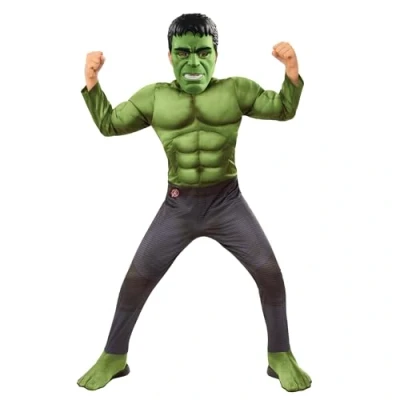 Bild av Rubie&#039;s Officiell Avengers Endgame Hulk, deluxe barndräkt medium, ålder 57, höjd 132 cm, världsbokens dag