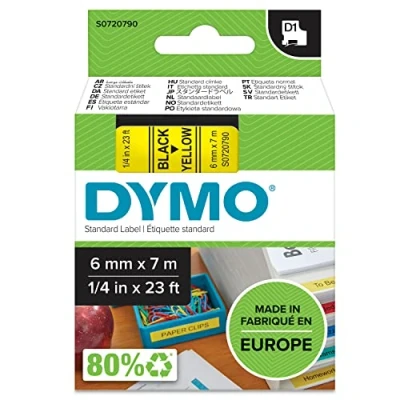 Bild av DYMO 5411313436380 D1 Standard 6mm x 7m