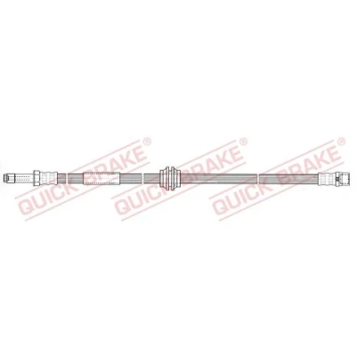 Bild av Bromsslang, Bakaxel höger, vänster, framaxel mercedes benz,vw, 2E0611707E, 7H0611701B, 7H0611701C, 7H06