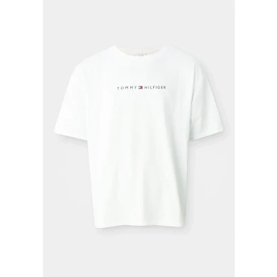 Bild av Tommy Hilfiger Original TEE LOGO Pyjamasöverdel, Storlek: Small, Optic white