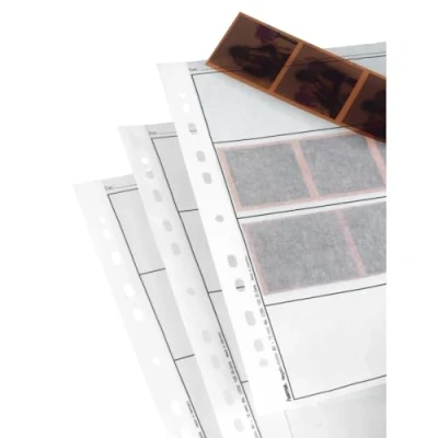 Bild av Hama Negative filförvaringshylsor var och en håller 4 remsor med 6 x 7 cm eller 9 ramar Förpackning 100 Glassine