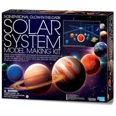 Bild av 4M 3D Glow in the Dark Solar System Mobile Making Kit