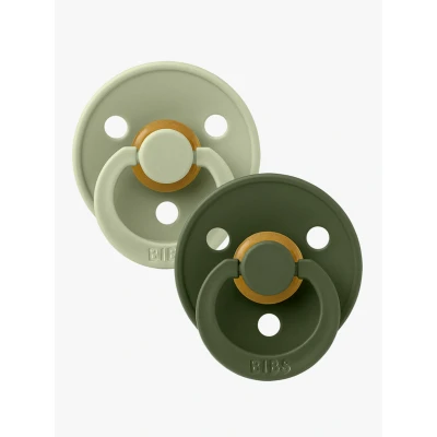 Bild av BIBS Colour Napp 2 pack Latex Stl 1 Rund, Sage/Hunter Green