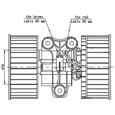 Bild av MAHLE ORIGINAL AB 81 000S Pulseur d&#039;Air pour véhicules avec climatisateur automatique direction à droite/à gauche BMW: X5, 5 Berline