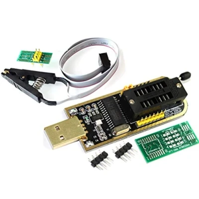 Bild av TECNOIOT CH341A 24 25 serien EEPROM Flash BIOS USB programmerare med programvara och drivrutin