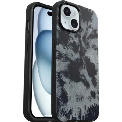 Bild av Otterbox Symmetry för MagSafe skal iPhone 15 / 14 13 med MagSafe, stöttåligt, fallsäkert, skyddande tunt skal, testad till militärstandard x3, Svart/Grå