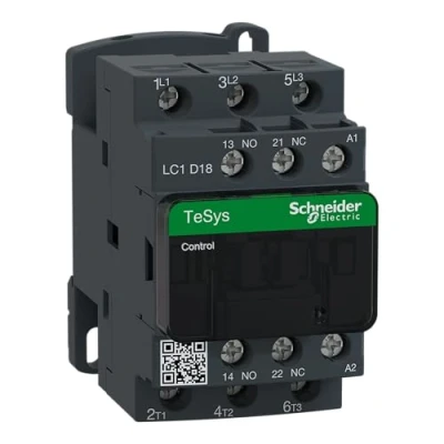 Bild av Schneider Electric LC1D18 M7 TeSys D Schütz, 3p, 440 V 18 A AC 3, 220 VAC spole