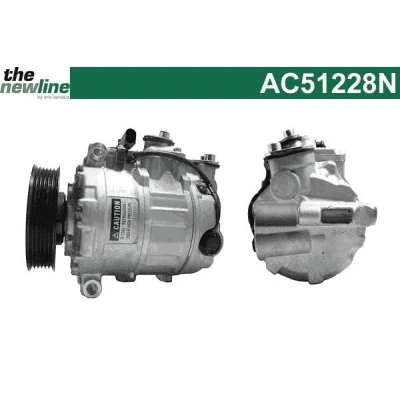 Bild av The NewLine AC51228N Compresseur De Climatisation 7SEU16C AUDI: A8 D3