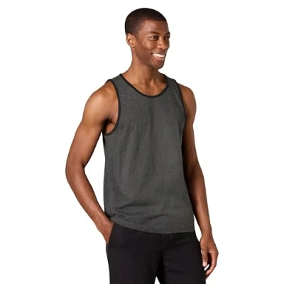 Bild av Amazon Essentials Men&#039;s Linne normal passform, Svart Kolsvart ljung, XL