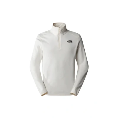 Bild av The North Face Glacier 1/4 ZIP Fleecetröja White dunenpf, Storlek: Small, dune npf