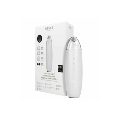 Bild av Geske Microdermabrasion Blackhead Remover 7 IN 1 Ansiktsvård tillbehör, Storlek: One Size, White