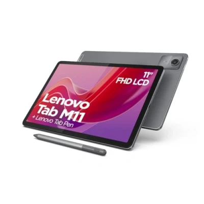 Bild av Lenovo Tab M11 surfplatta 10,95 tum WUXGA Touch Display MediaTek G88 4 GB RAM 128 eMMC 5.1 Android 14 grå inkl. penna