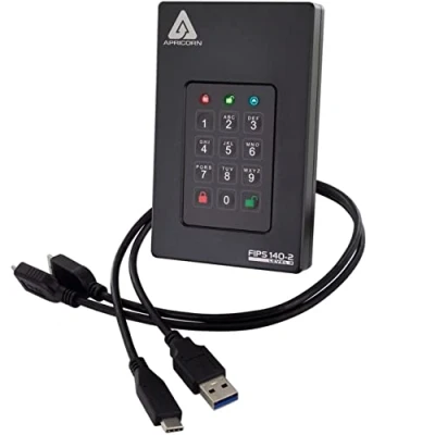 Bild av Apricorn Aegis Fortress L3 Festplatte 2 TB USB 3.1