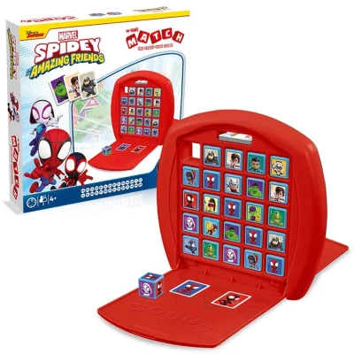 Bild av Top Trumps Spidey och hans vänner match Stitch barnspel 4 år äldre matcha logikspel 2 spelare strategispel brädspel