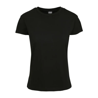 Bild av Urban Classics Ladies Basic BOX TEE Tshirt bas, Storlek: Large, Black