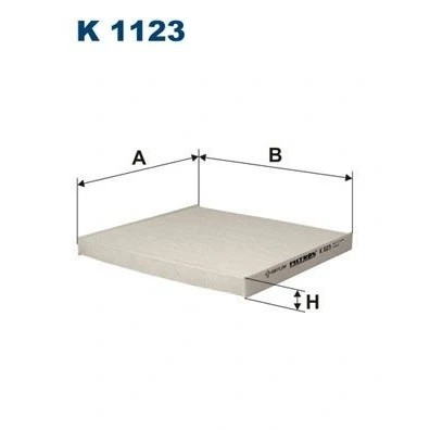 Bild av Filter, kupéventilation FILTRON K 1123