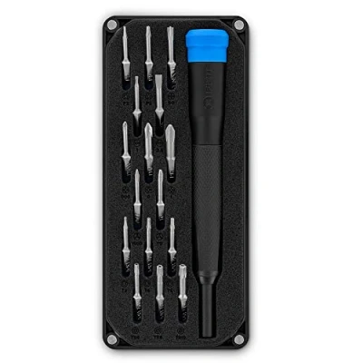 Bild av iFixit Minnow Precision Bit Set, praktisk bitsats för på resande fot med 16 precisionsbitar (4 mm) och skruvmejsel reparation av elektronik